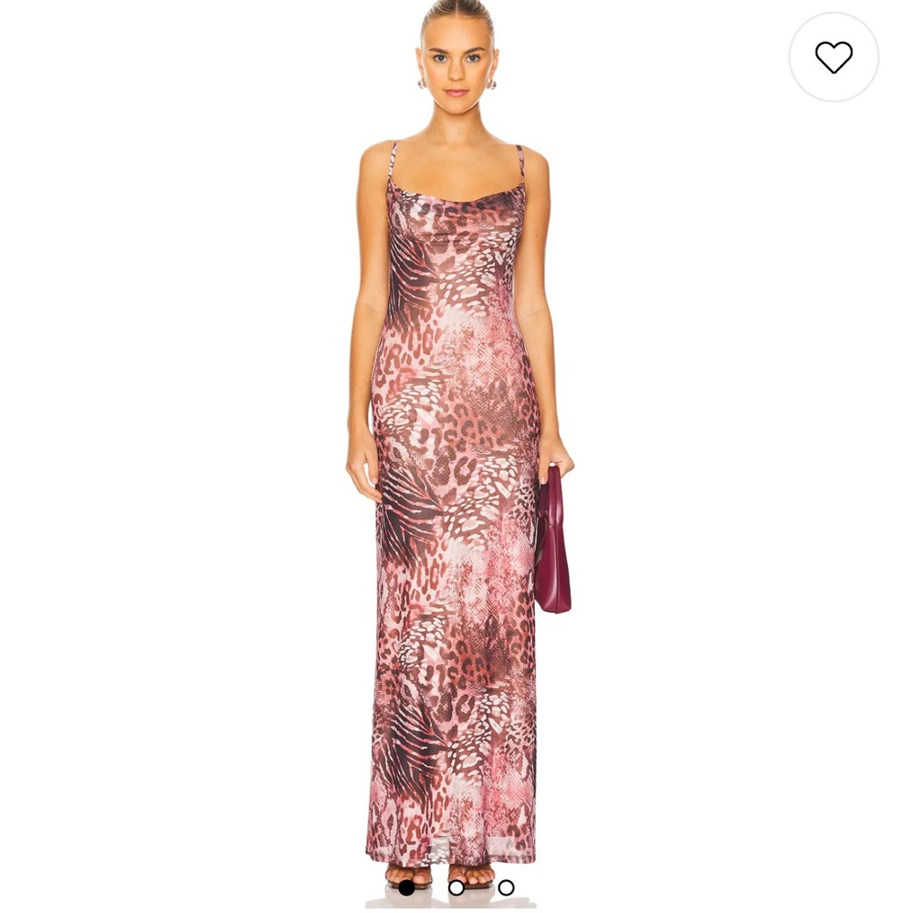 REVOLVE Cheetah Print Maxi Dress XS